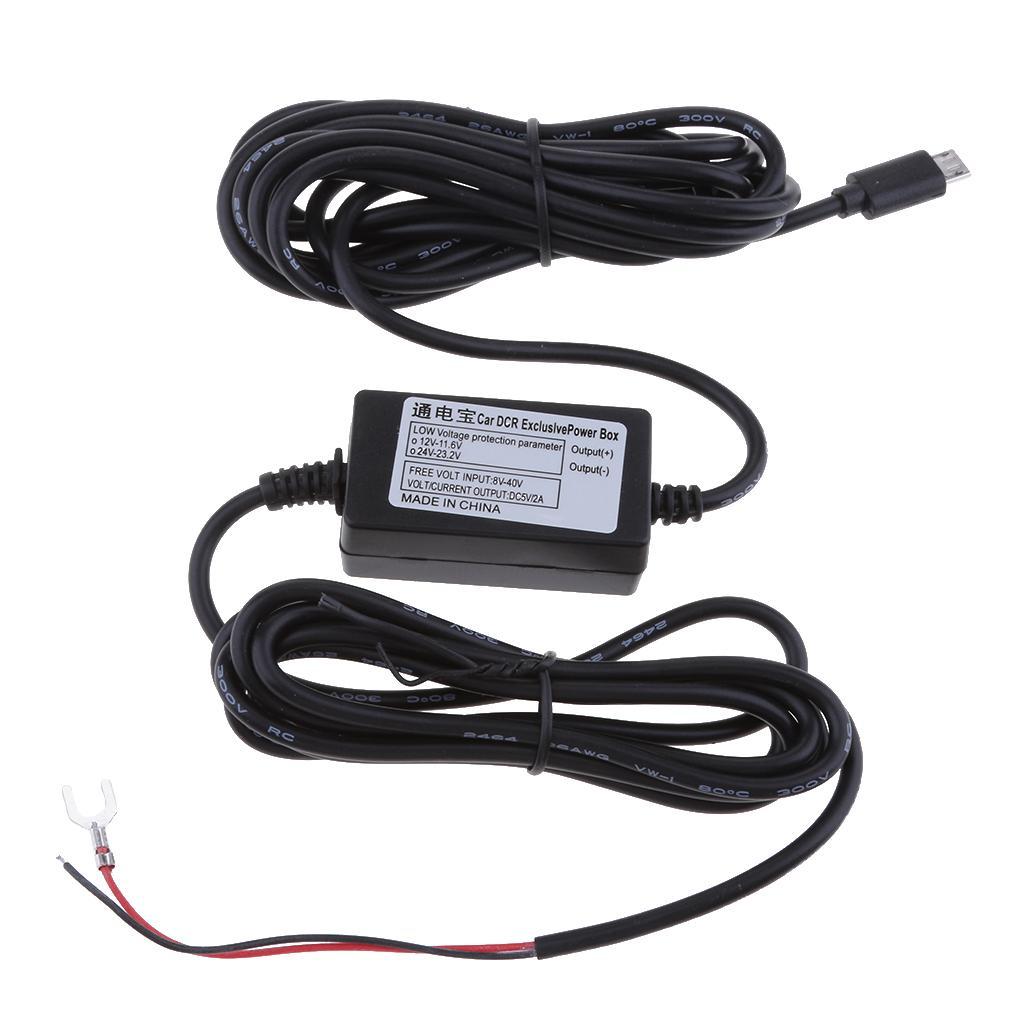 Micro USB 3.5m Power Inverter Converter for Car  DVR