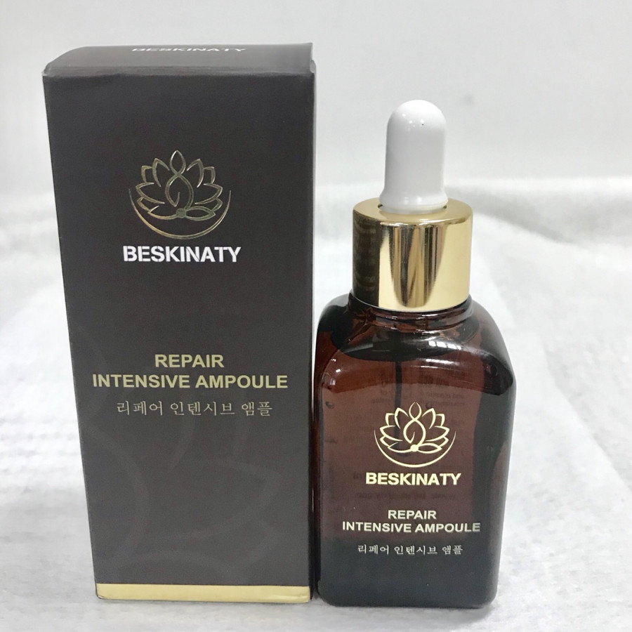 Tinh chất làm trắng Ampoule BESKINATY Hàn Quốc Cao Cấp tái tạo phục hồi chuyên sâu Repair Intensive Ampoule - Hộp 50ml