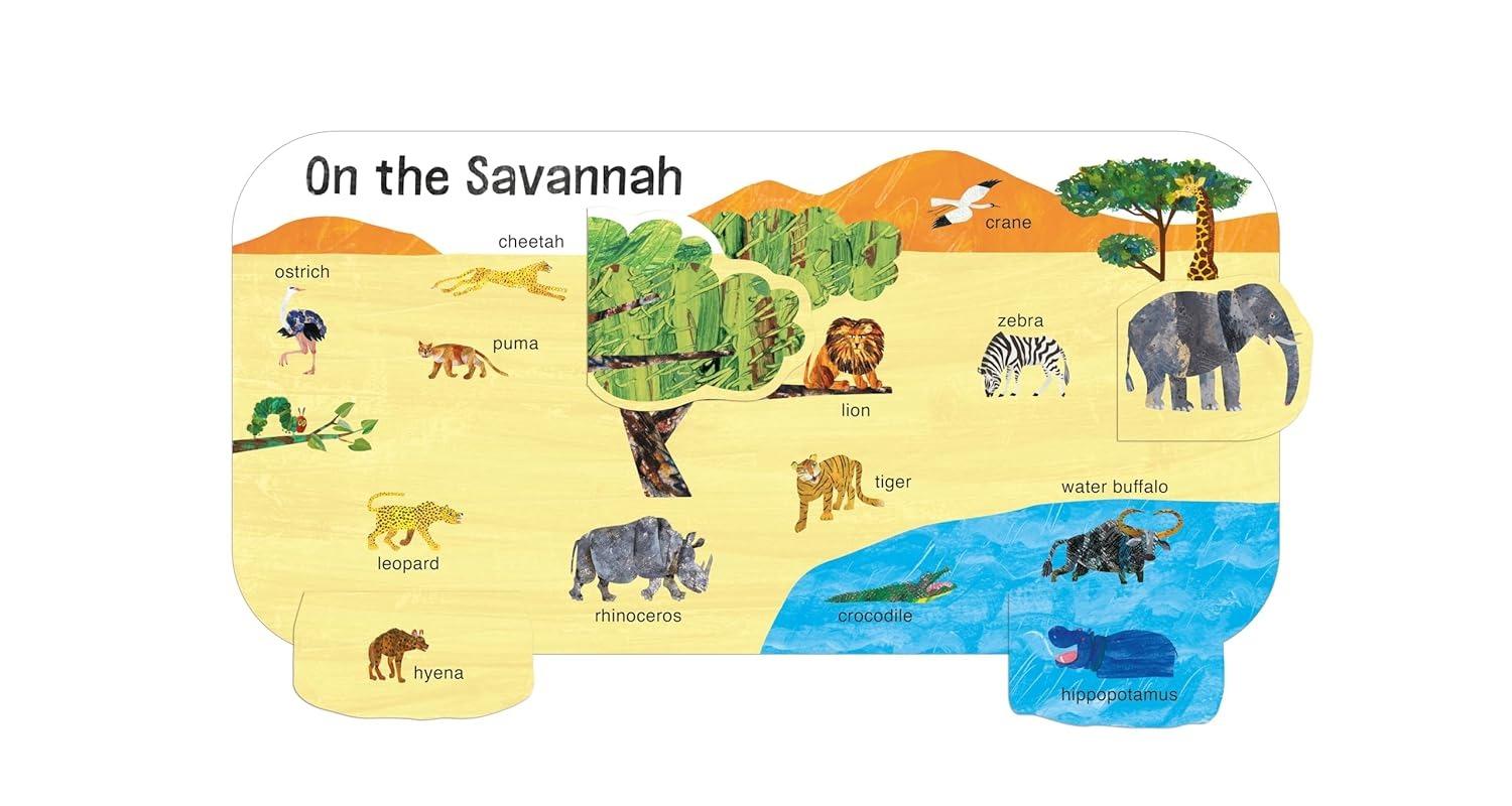 Sách ngoại văn: The Very Hungry Caterpillar's First 100 Animals