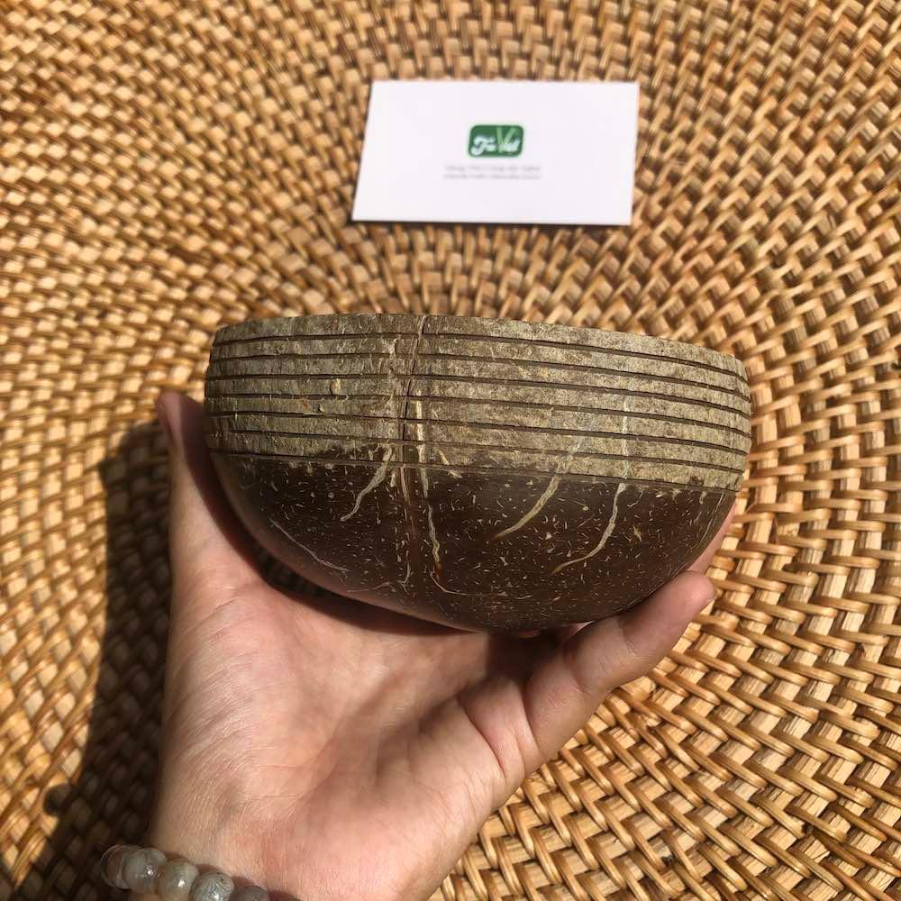 Bát Gáo Dừa Kiểu - Bát Gáo Dừa Khắc - Coconut Bowl