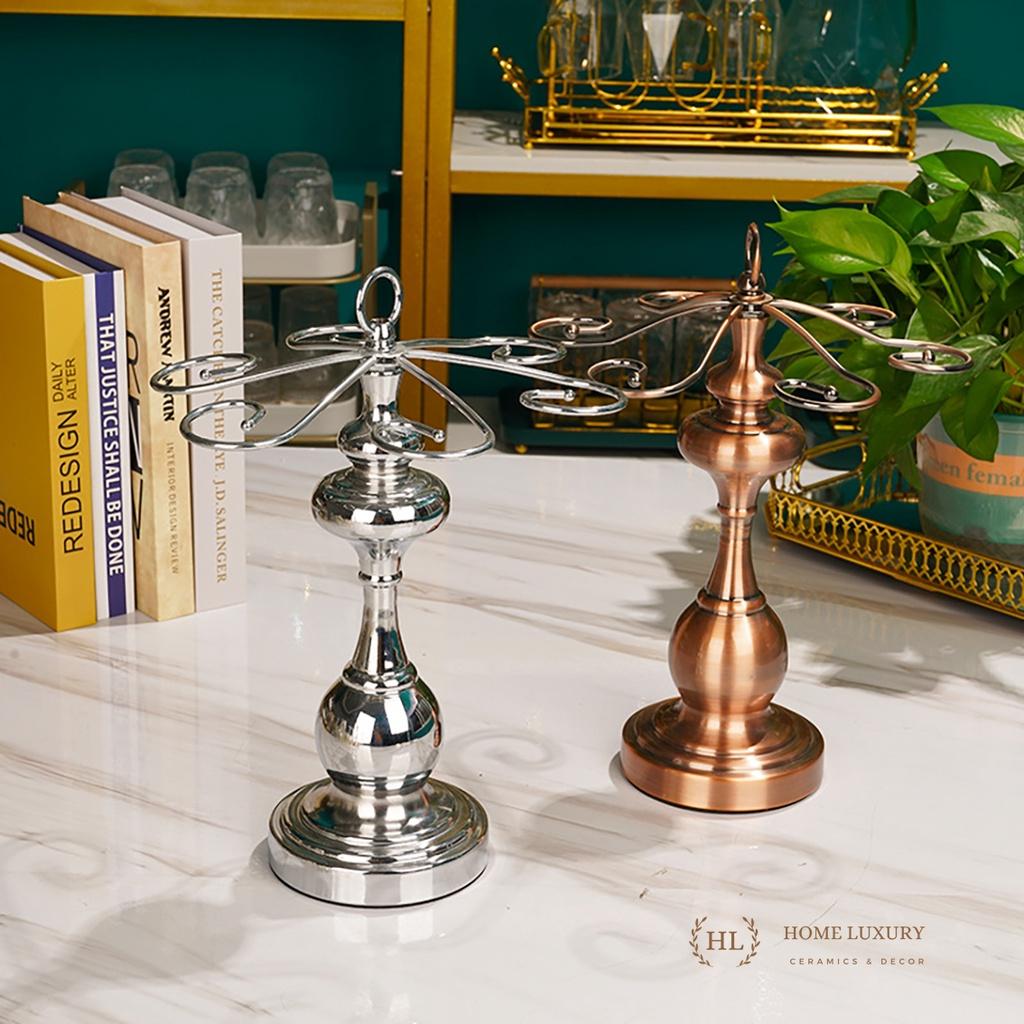 Tổng hợp các mẫu treo ly rượu để bàn - Kệ để rượu cao cấp hàng có sẵn 2023