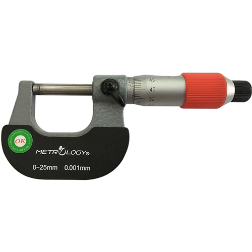 Thước Panme cơ đo ngoài 0-25mm/0.001mm METROLOGY OM-9018H