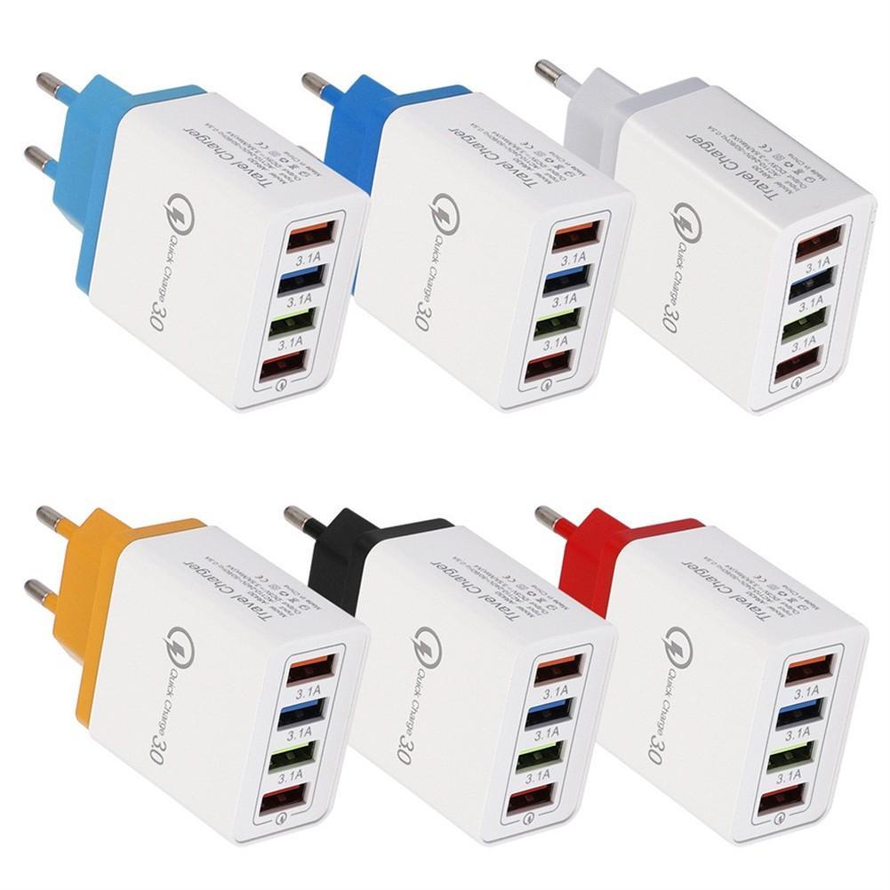 Củ Sạc Nhanh Qc3.0 4 Cổng Usb