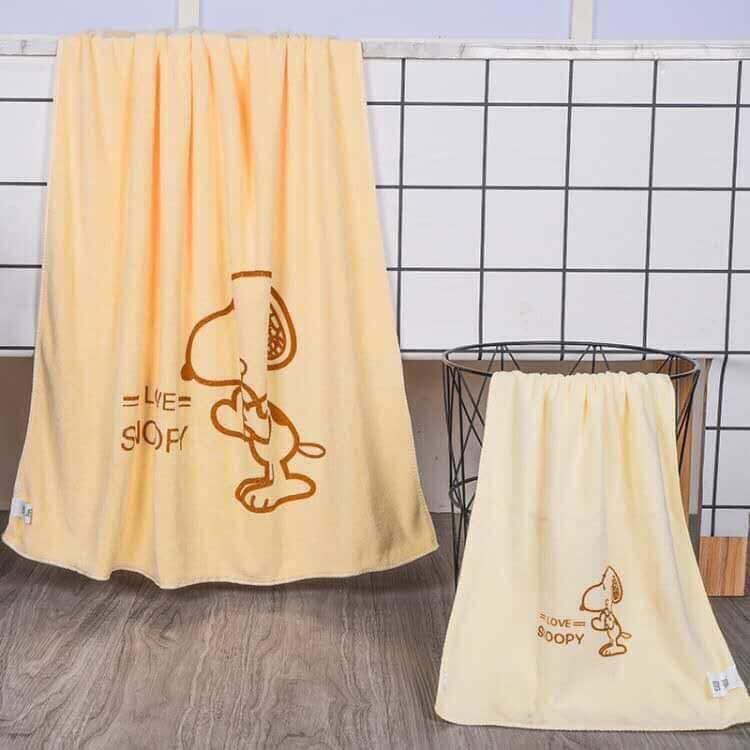 Sét 2 khăn tắm snoopy