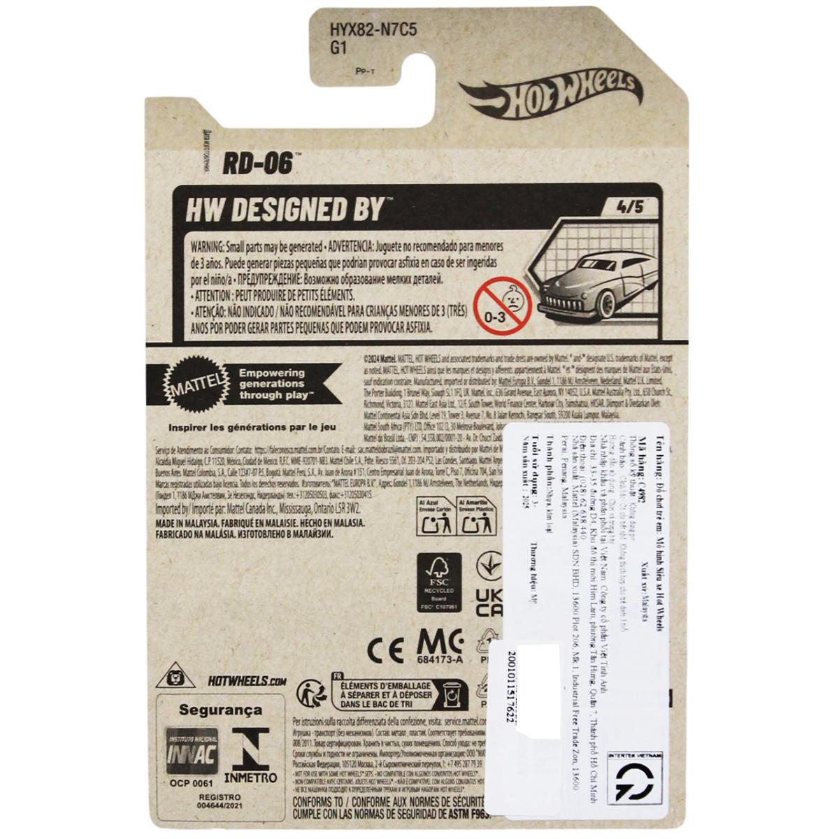 Siêu Xe Hot Wheels C4982 - 105/250 - RD-06