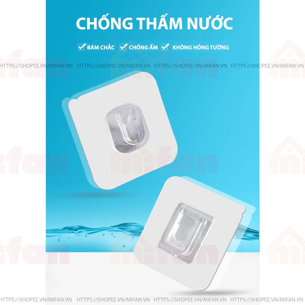 Bộ Miếng Dán Tường KẾT NỐI Móc Cài Đa Năng Treo Kệ, Treo Tranh, Treo Đồ Cao Cấp - Miếng Dán Chữ U - Dính Siêu Chắc