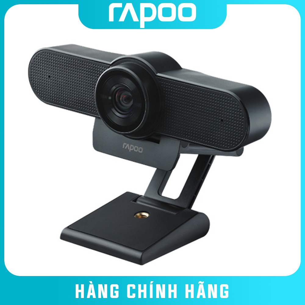 Webcam 4K HD Camera Góc Rộng, Micro Khử Ồn Kép RAPOO C500 - Hàng Chính Hãng