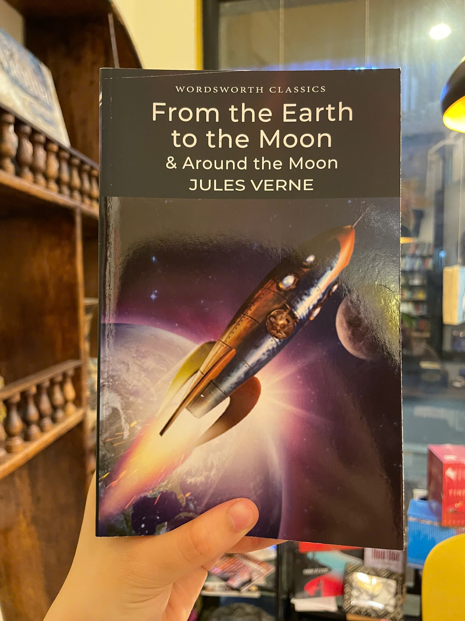 Sách - From the Earth to the Moon / Around the Moon by Jules Verne | Classic Science Fiction