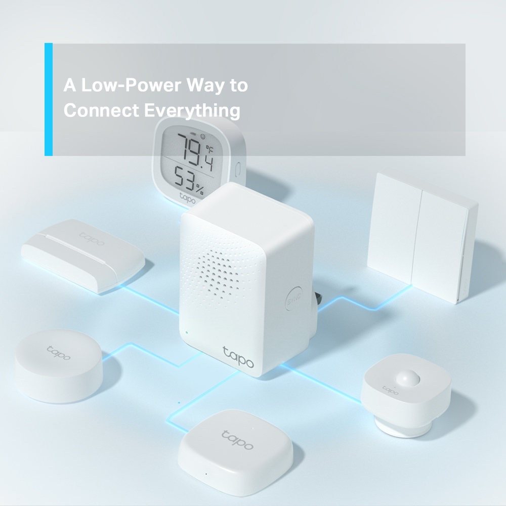 Hub thông minh TP-Link Tapo H100 | Có chuông báo | Chuông cửa thông minh | Kết nối tối đa 64 thiết bị | Bảo hành 2 năm
