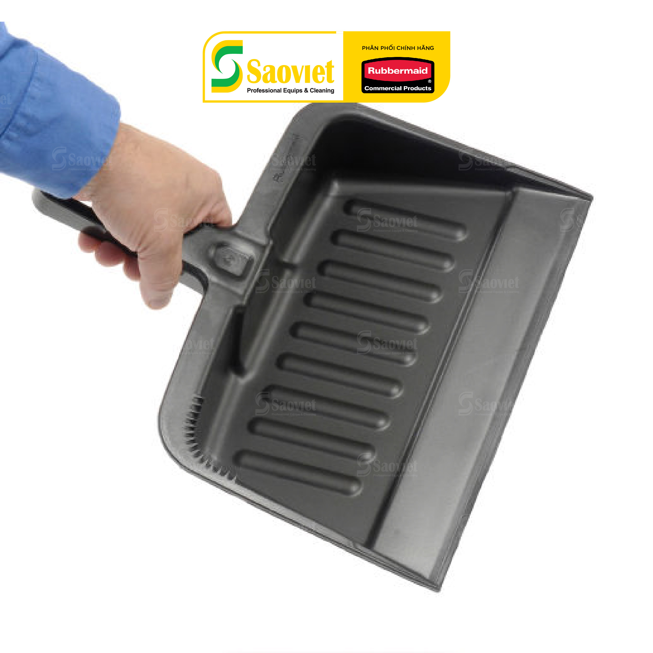 Ky Hốt Rác Cán Ngắn RUBBERMAID Nhựa Cao Cấp - SKU: FG9B5900BLA/FG200500CHAR/FG9B6000BLA | SAOVIETCO