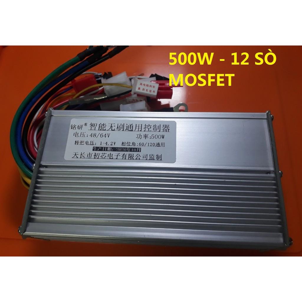 IC ĐIỀU TỐC XE MÁY ĐIỆN 500W SỬ DỤNG 12 SÒ MOSTFET