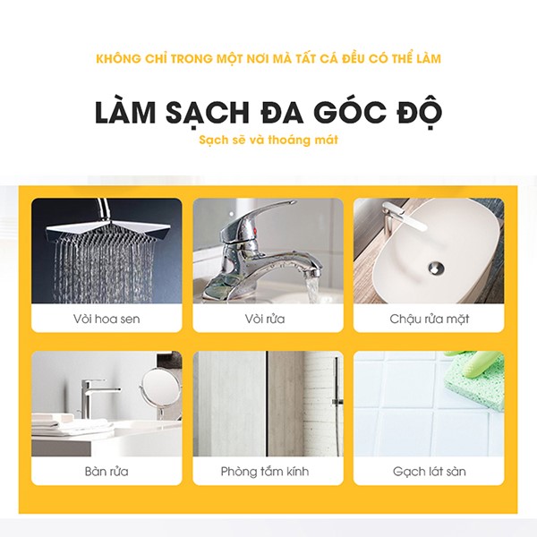 Nước rửa nhà tắm gốc thực vật hương cam chanh Earth Choice Úc 600ml