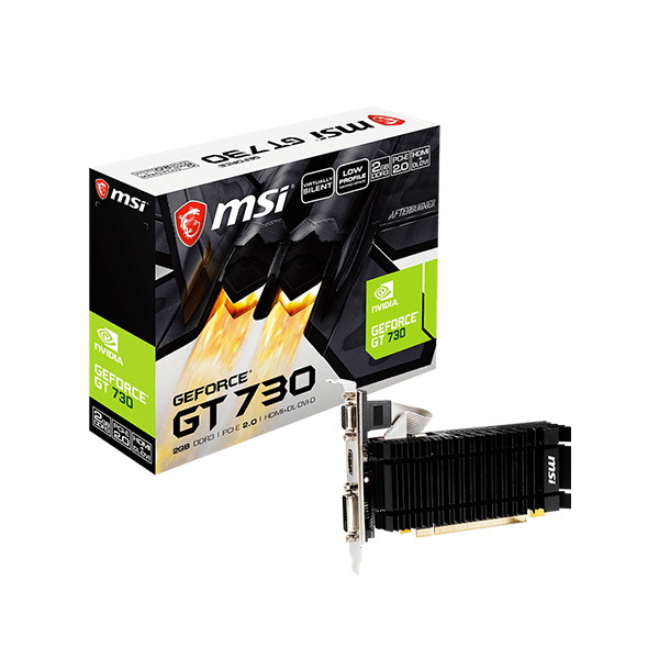 Card màn hình VGA MSI GeForce GT730 2GB 64bit DDR3 LPV1  - Hàng Chính Hãng