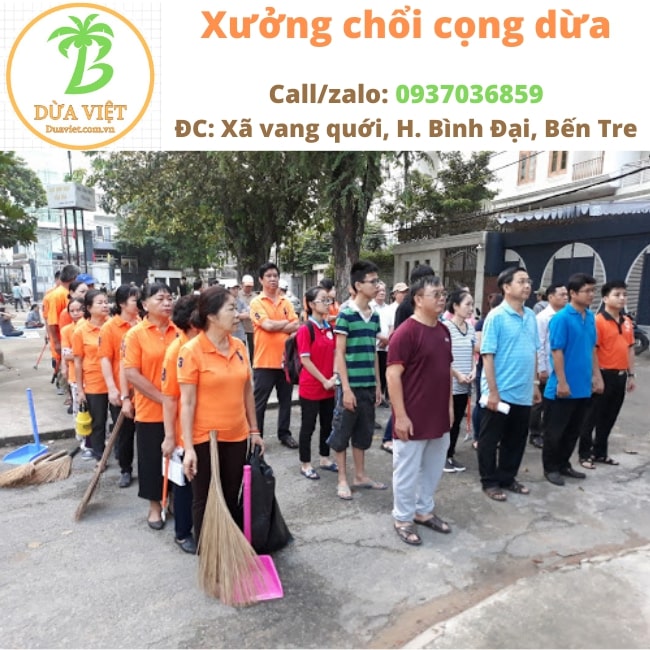 Chổi cọng dừa