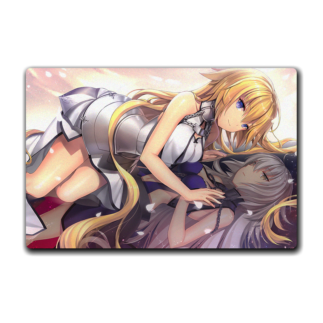 Mouse pad siêu to , miếng Lót chuột máy tính 60x40 cm, đồ di chuột máy tính hình Anime Fate Grand Order ( Jeanne d_Arc )