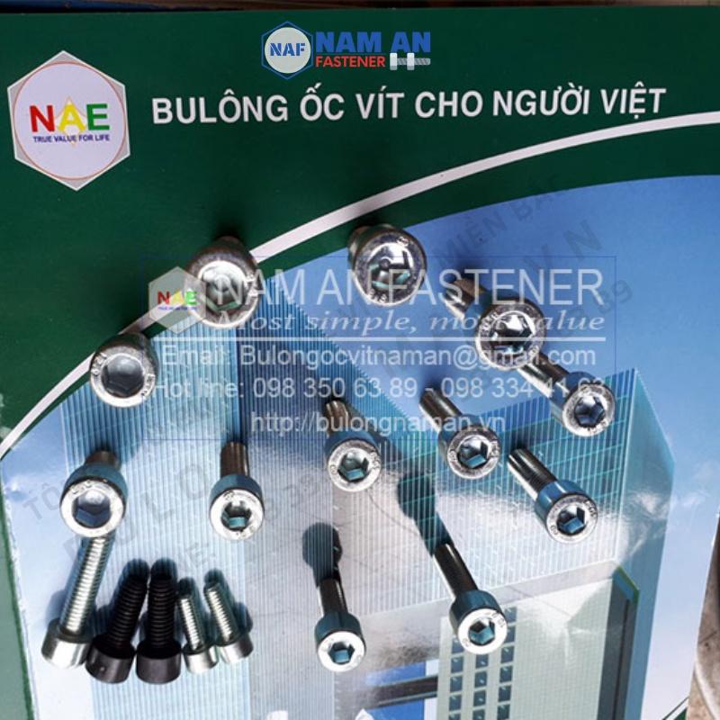 Ốc lục giác 10.9, kích thước M6, M8, M10, M12, M16, M24, ốc lục giác chìm, lục giác chìm đầu trụ cấp bền 10.9