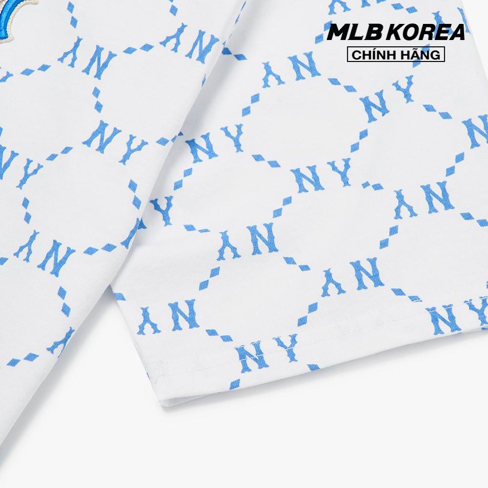 MLB - Áo thun cổ tròn ngắn tay Monogram All Over 3ATSM4023