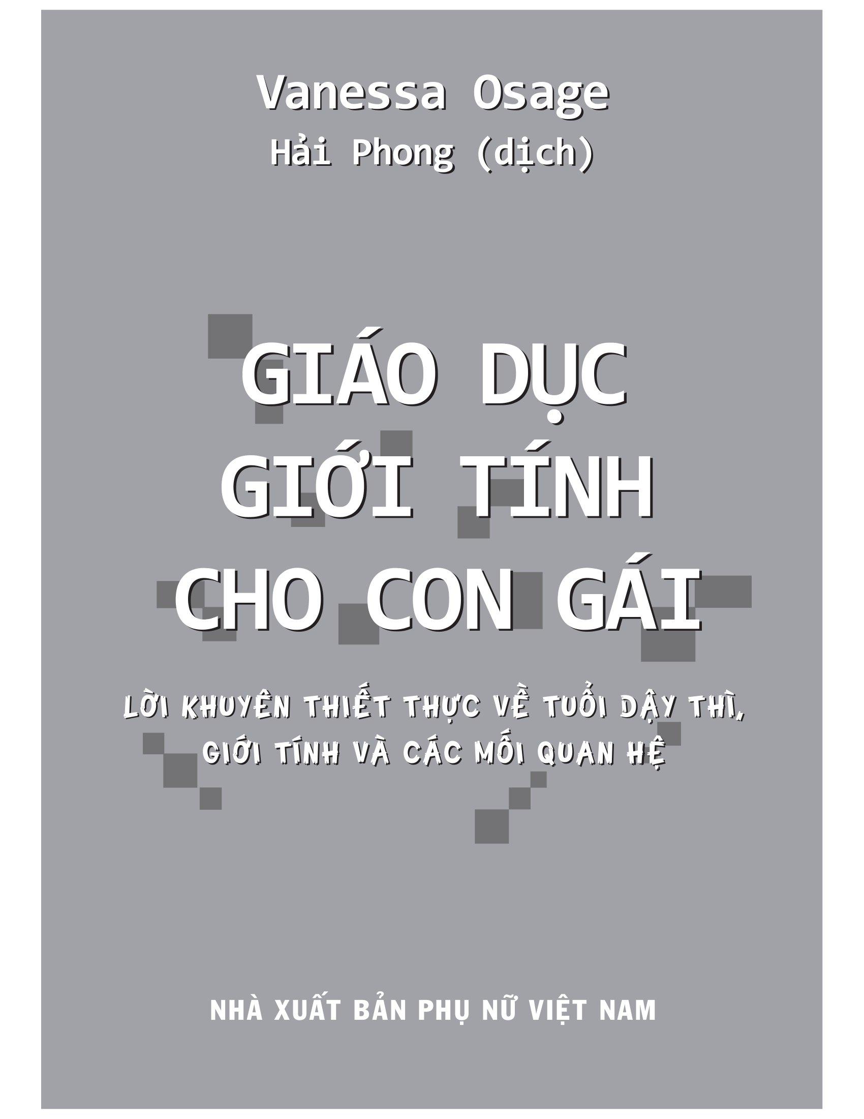 Giáo Dục Giới Tính Cho Con Gái