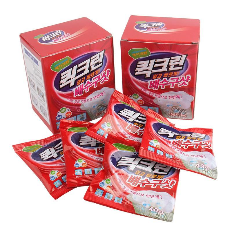 Bột thông tắc cống, ống nước Hàn Quốc