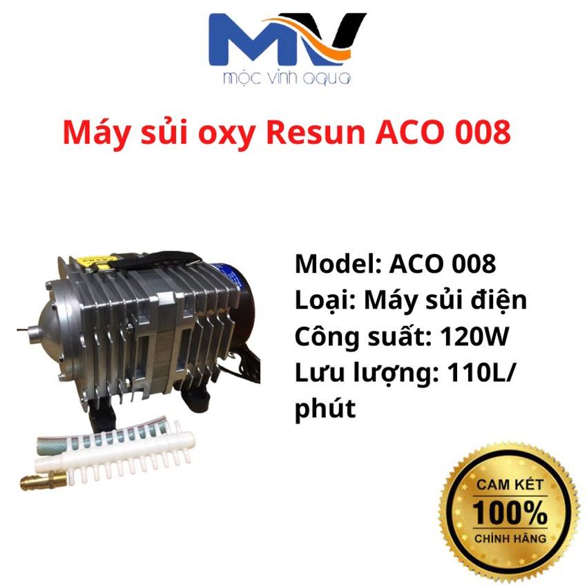 Máy sục sủi thổi khí oxy hồ cá Resun ACO-001/ ACO-003/ ACO-004/ ACO-006/ ACO-008