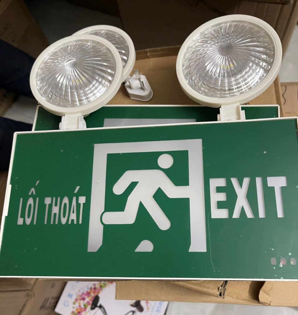 Đèn Sự Cố Chiếu Sáng Kết Hợp Báo Thoát Hiểm Exit