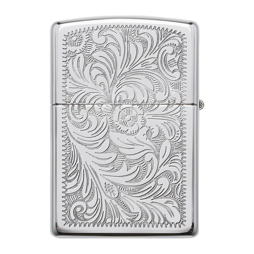 Bật Lửa Zippo Venetian Chrome