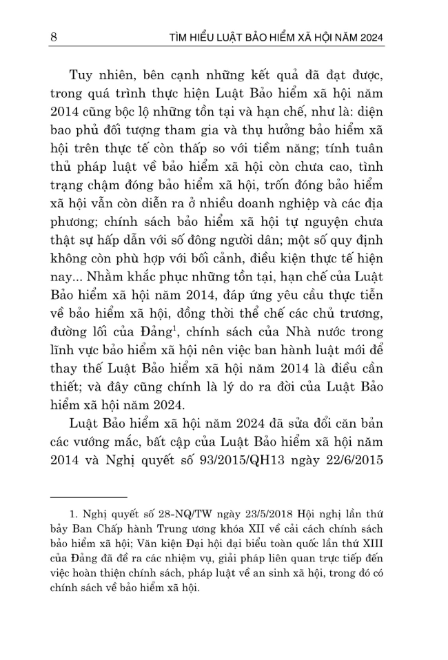 Sách - Tìm Hiểu Luật Bảo Hiểm Xã Hội Năm 2024