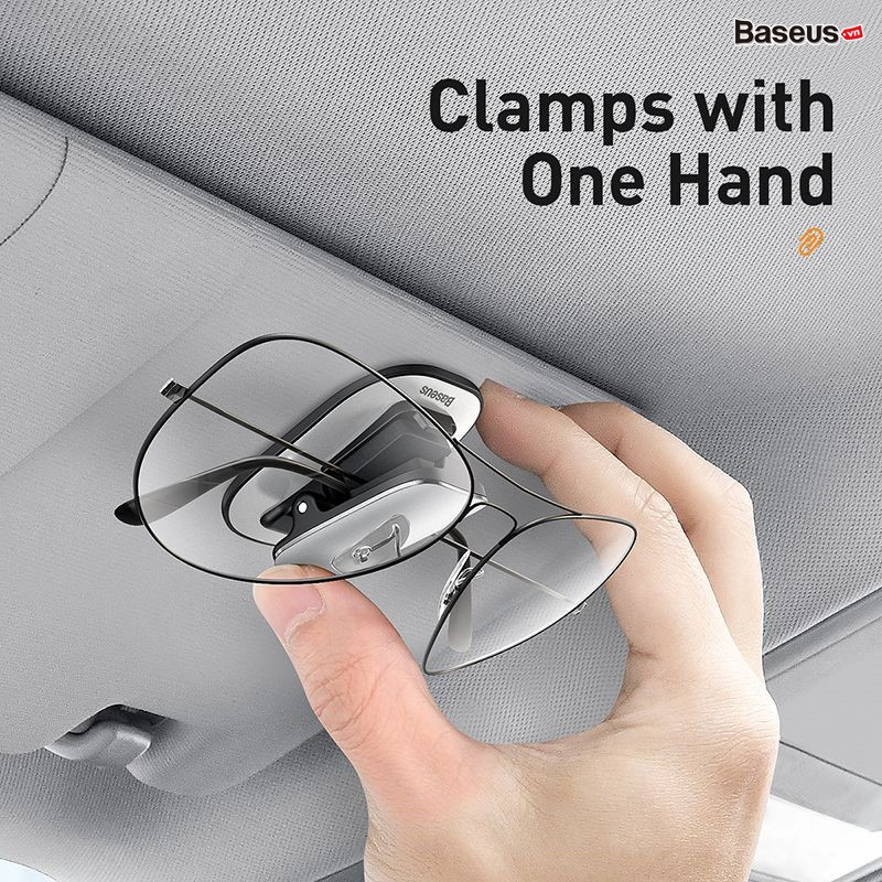 Kẹp treo kính và đồ dùng trên xe hơi Baseus Platinum Vehicle Eyewear Clip - hàng chính hãng