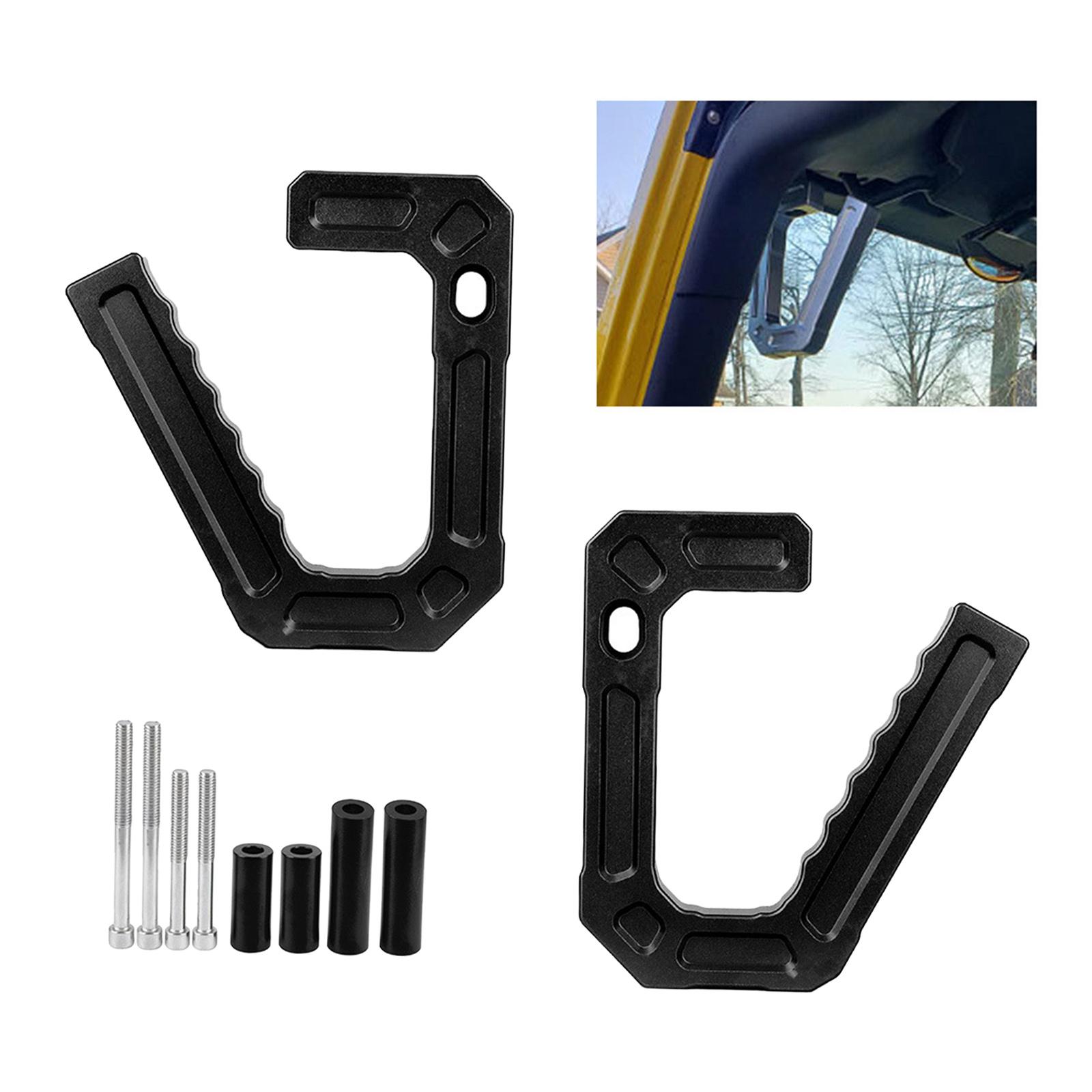 Heavy Duty Aluminum Alloy Interior Grab Handles Grips Car Decoration Supplies for Wrangler 2007-2018 Driving 2Pieces