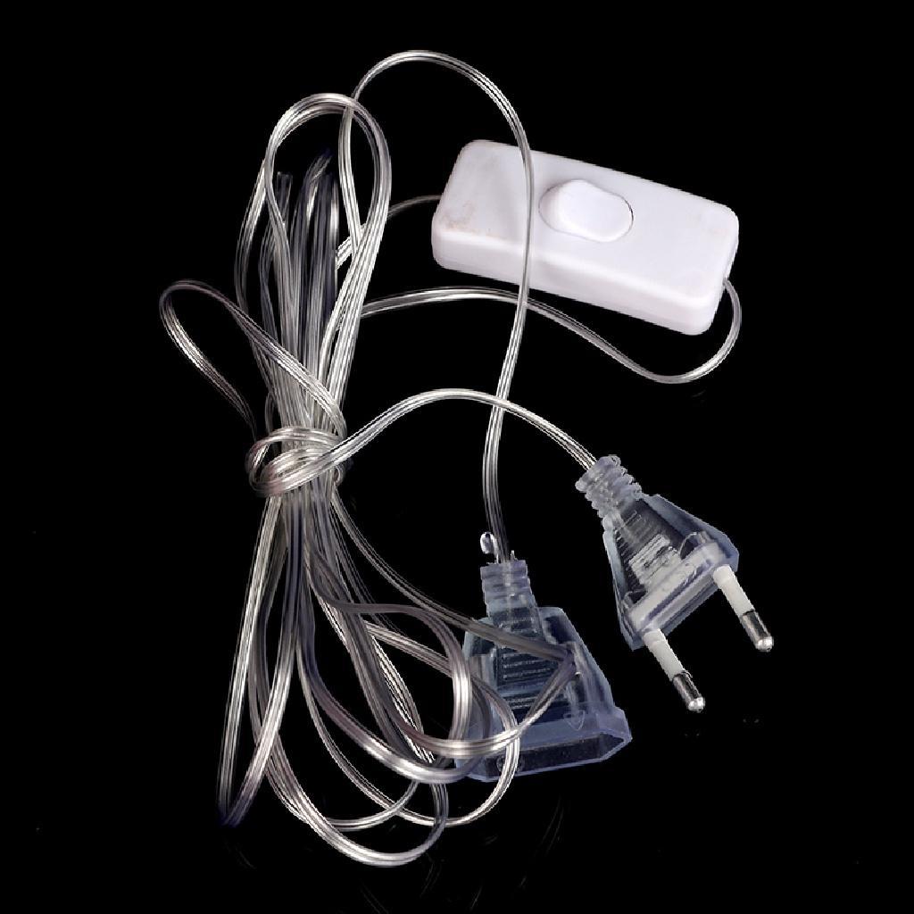 Dây Đèn LED Nối Dài Phích Cắm Eu Có Công Tắc Bật / Tắt