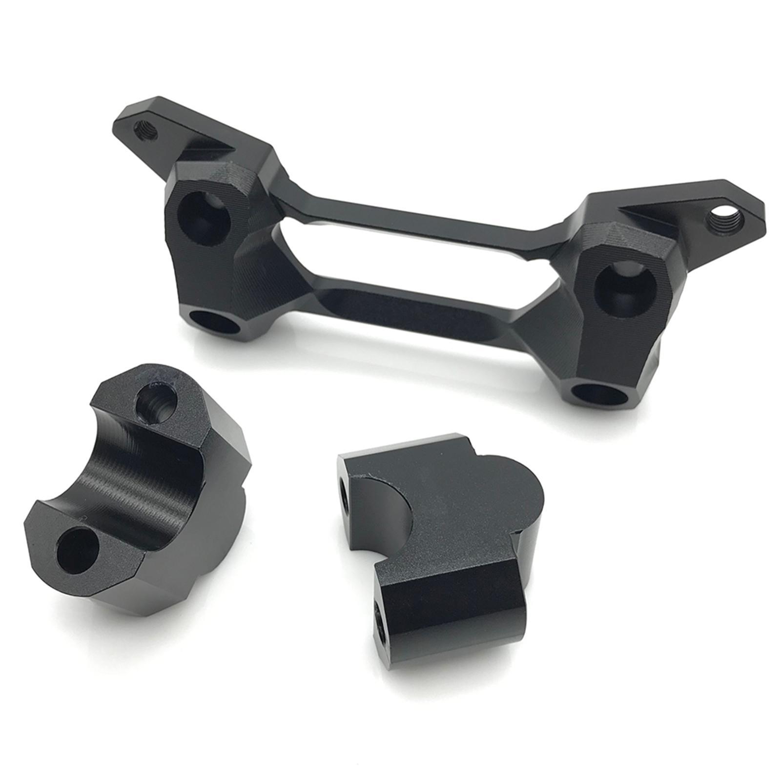 Motorcycle Handlebar Riser Kit with Screws Clamp Mount Adapter for   650