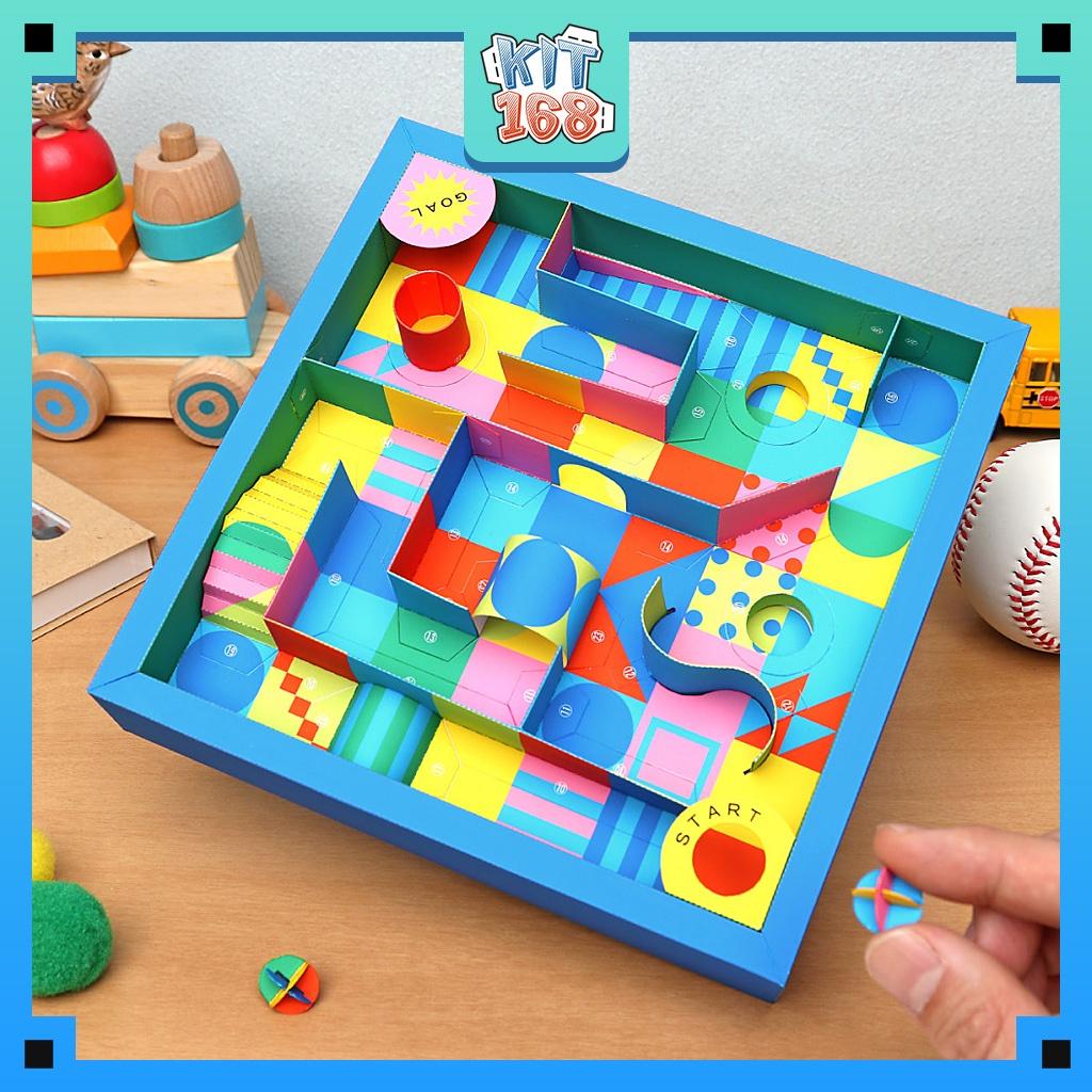 Mô hình giấy đồ vật đồ chơi Trò chơi 3D maze hình vuông