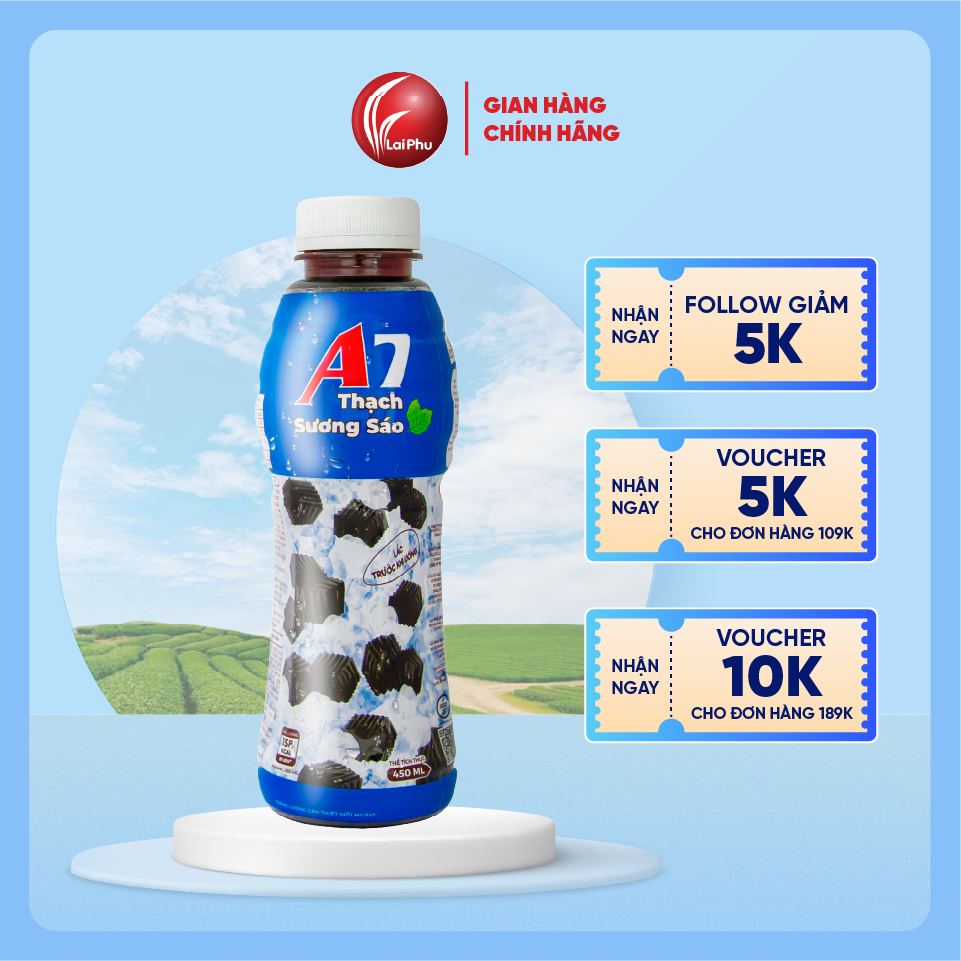 Nước Sương Sáo A7 Chai 450ml - Thùng 24 Chai
