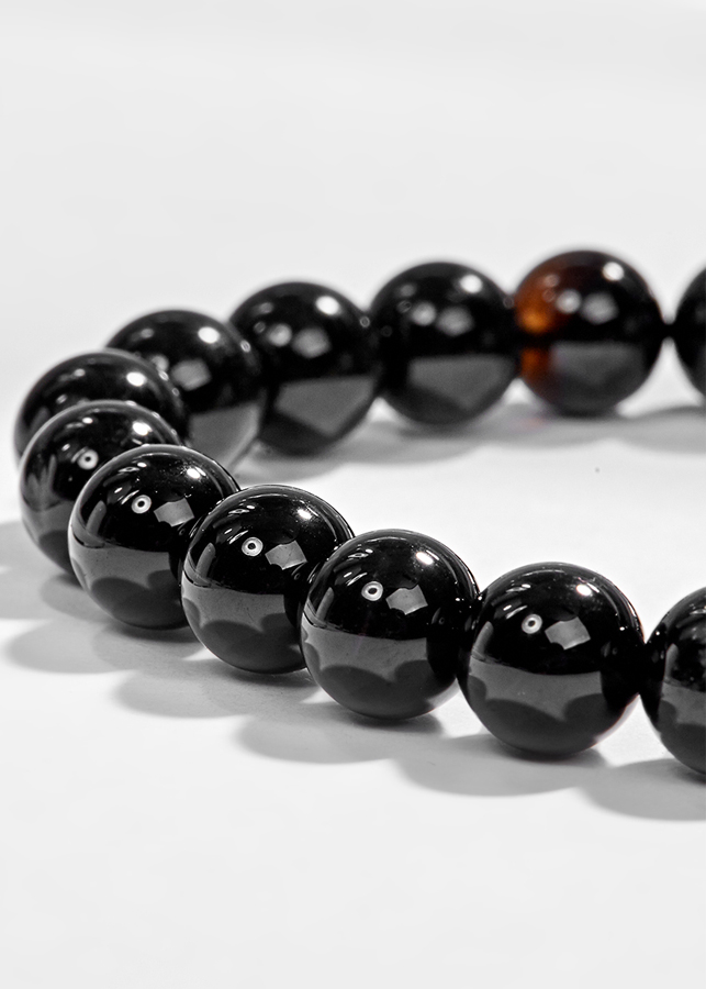 Vòng Tay Đá Thiên Thạch Charm Tuổi Tuất Bạc Mạ Vàng 24K Ngọc Quý Gemstones