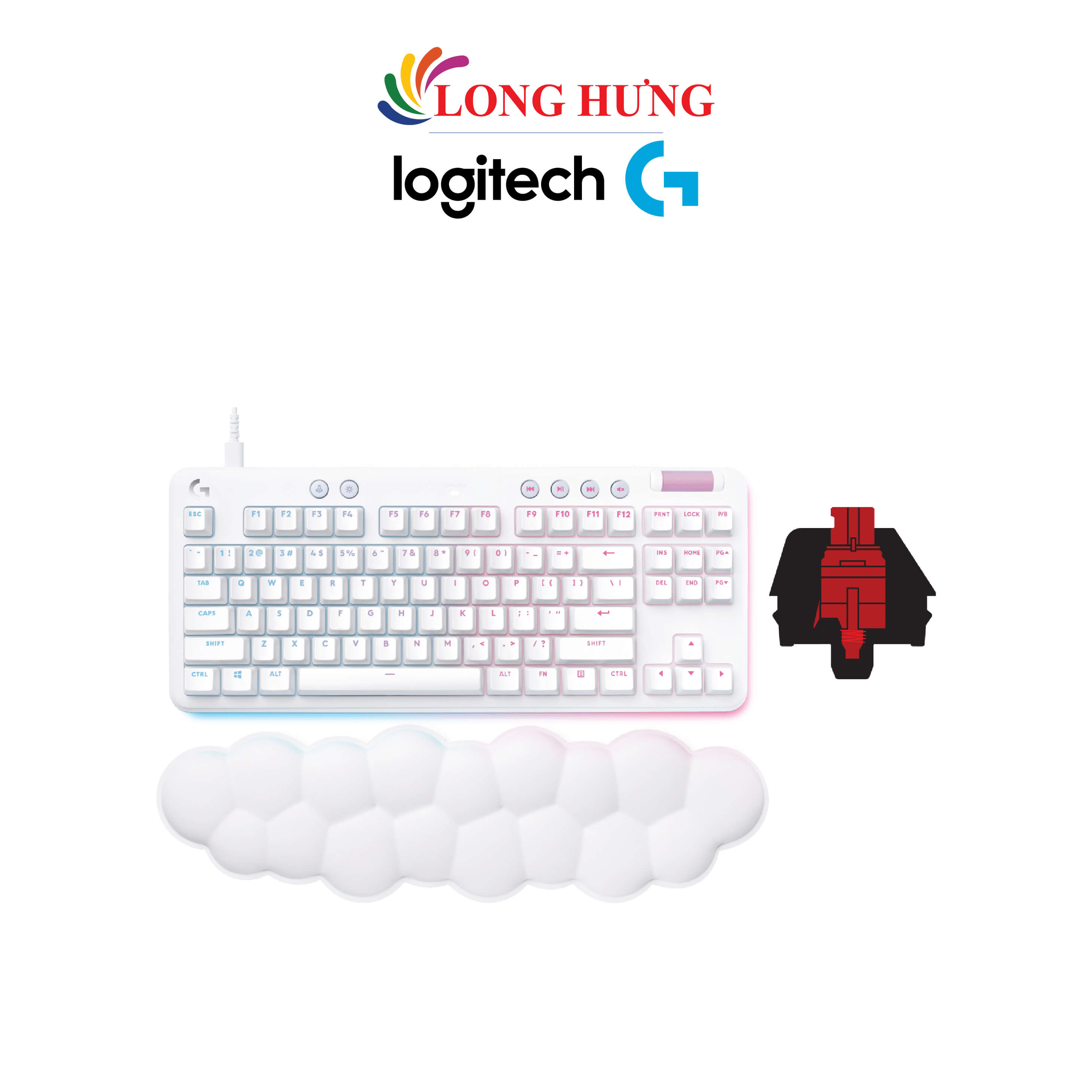 Bàn phím cơ có dây Gaming Logitech G713 TKL - Hàng chính hãng