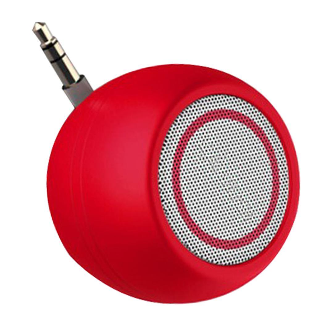 2 PCS 350mAh Mini Speaker 3.5mm Input , 3W Loud Portable