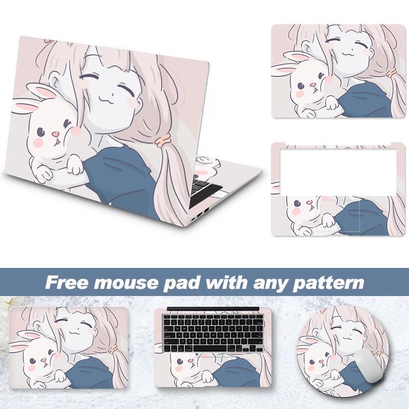 Miếng Dán Đề Can Vinyl In Họa Tiết Nghệ Thuật Trang Trí Laptop Notebook 12-17"