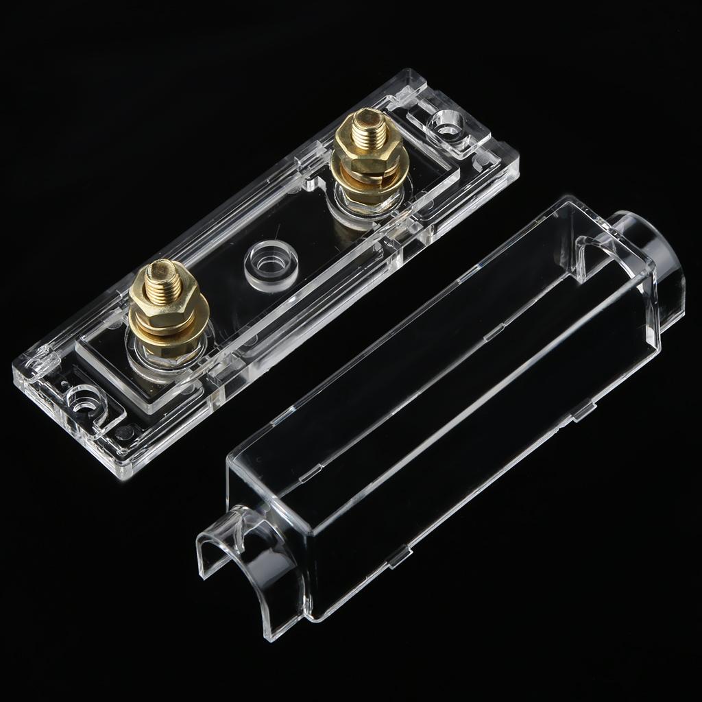 Car Audio Stereo Refit ANL Fuse Holder 0 / 4 / 8 Gauge Wire + 300 AMP Fuses