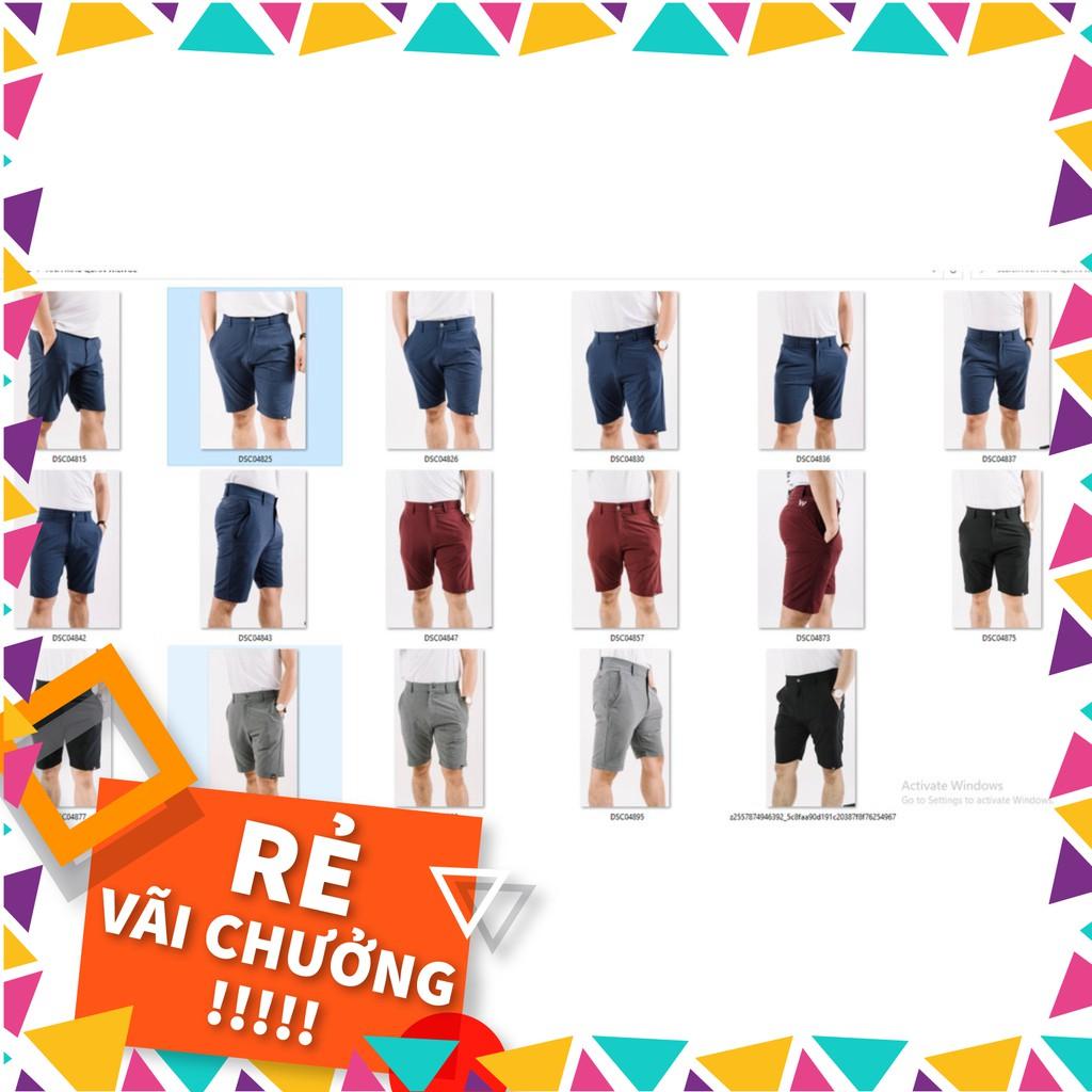 Quần lửng, Short Đùi Trơn thể thao nam phong cách đường phố Hàn Quốc cotton co giãn, mềm, mát, dễ chịu, 4 màu cá tính