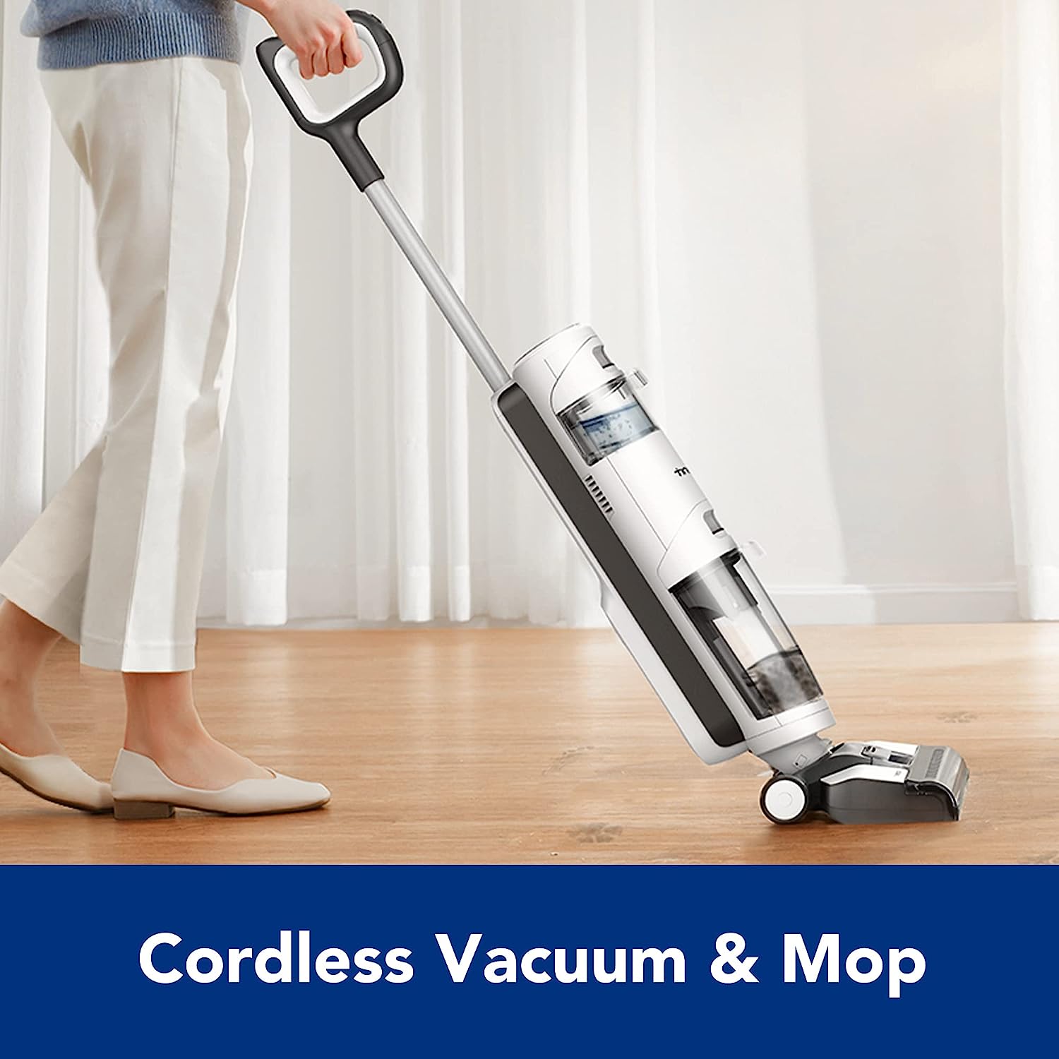 Máy Hút Bụi Lau Sàn Khô Uớt Tự Giặt Giẻ Diệt Khuẩn TINECO Floor 3 Thương Hiệu Mỹ Lực Hút 12,000 Pa Công Suất 190 W - Hàng Chính Hãng