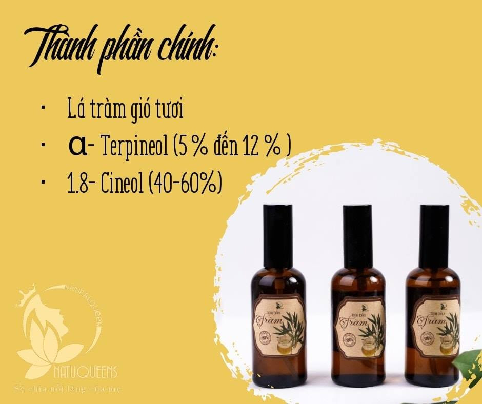 Dầu Tràm  NatuQueens Cho Mẹ và Bé (50Ml &amp; 100ML)