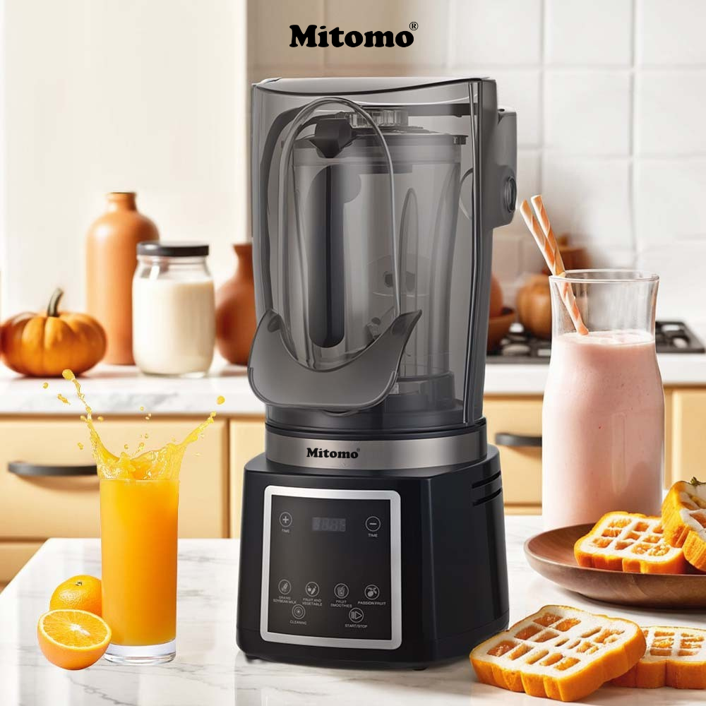 Máy xay sinh tố công nghiệp Mitomo KJ-2200, Công suất 2200W - hàng chính hãng Bảo hành 3 năm