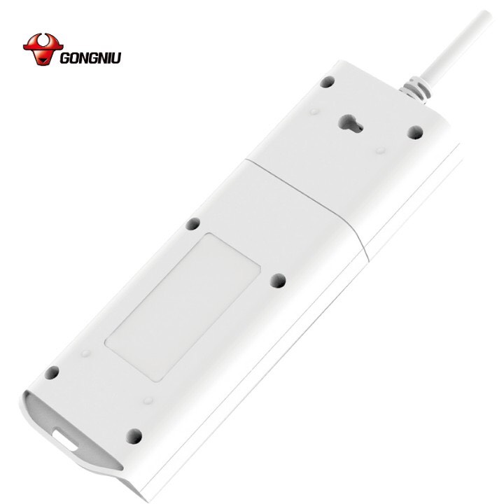Ổ Cắm Điện Gongniu 3 Ổ 1 Công Tắc 2500W/10A Dây dài 3/5M - hàng Chính Hãng