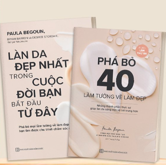 Lẻ/ Combo Cuốn Phá bỏ 40 lầm tưởng về làm đẹp và Làn da đẹp nhất trong cuộc đời bạn bắt đầu từ đây Paula's Choice - Bản Quyền