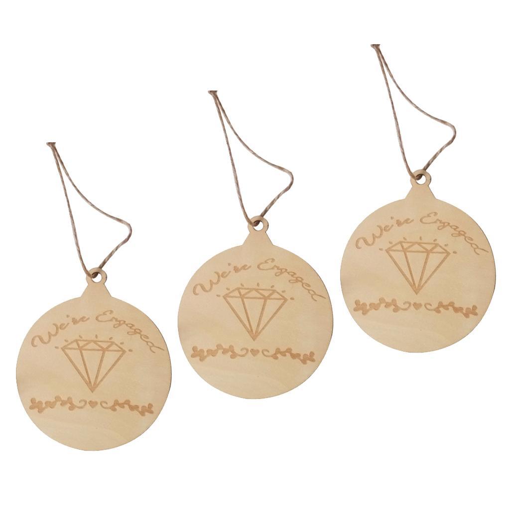 3Set Round Wooden Discs Natural Wood Slices For DIY Wood Crafts Centerpieces