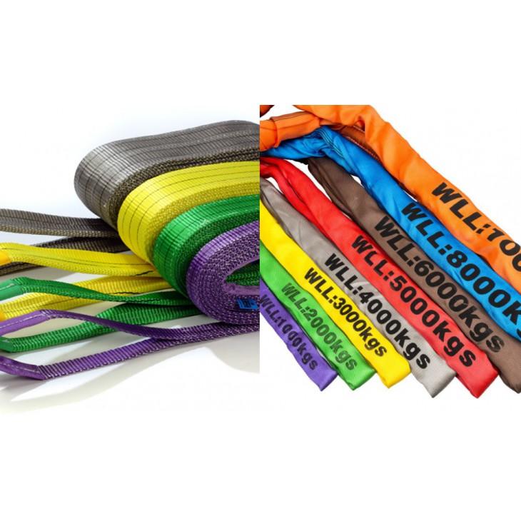 Dây cáp vải cẩu hàng 5 Tấn - bản 125mm - Hệ số 5:1 - 3 Mét