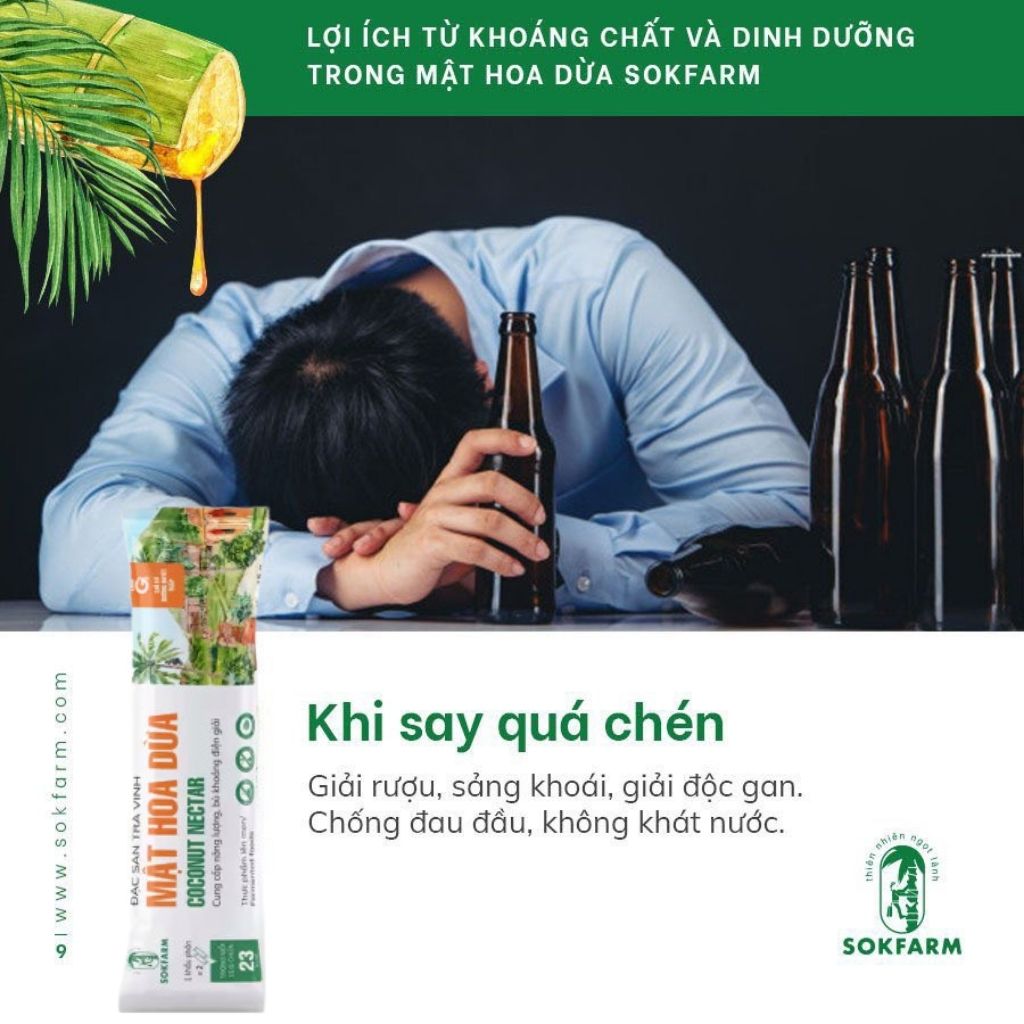 Mật hoa dừa cô đặc Sokfarm dạng tuýp - Hành trang tiện lợi, nạp năng lượng tức thời, thay thế bữa ăn nhẹ không lo tăng cân, dùng được cho người tiểu đường