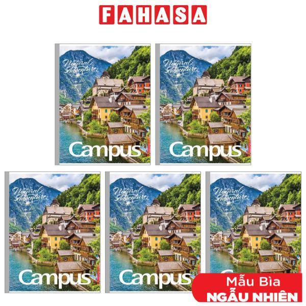 Combo 5 Tập Adventure B5 Kẻ Ngang Có Chấm 200 Trang ĐL 58-65g/m2 - Campus NB-BAVT200 (Mẫu Màu Giao Ngẫu Nhiên)