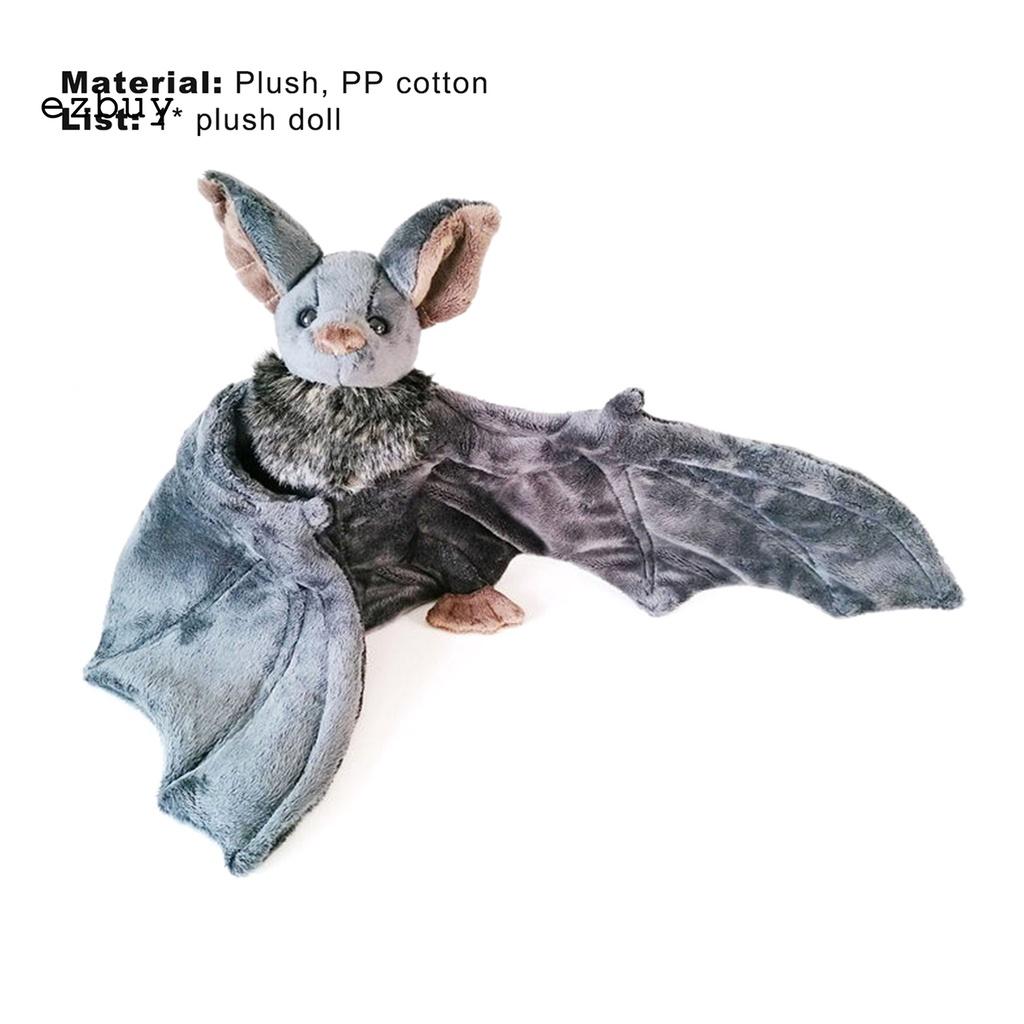 PP Cotton Bat Decor Toy Soft Vivid 3D Bat Plush Doll Creative for Kids