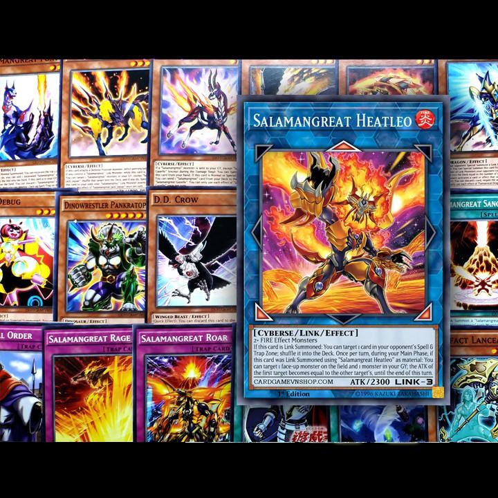 Bài Yugioh ️️ Thẻ bài Yugioh Salamangreat Soulburner deck 54 lá